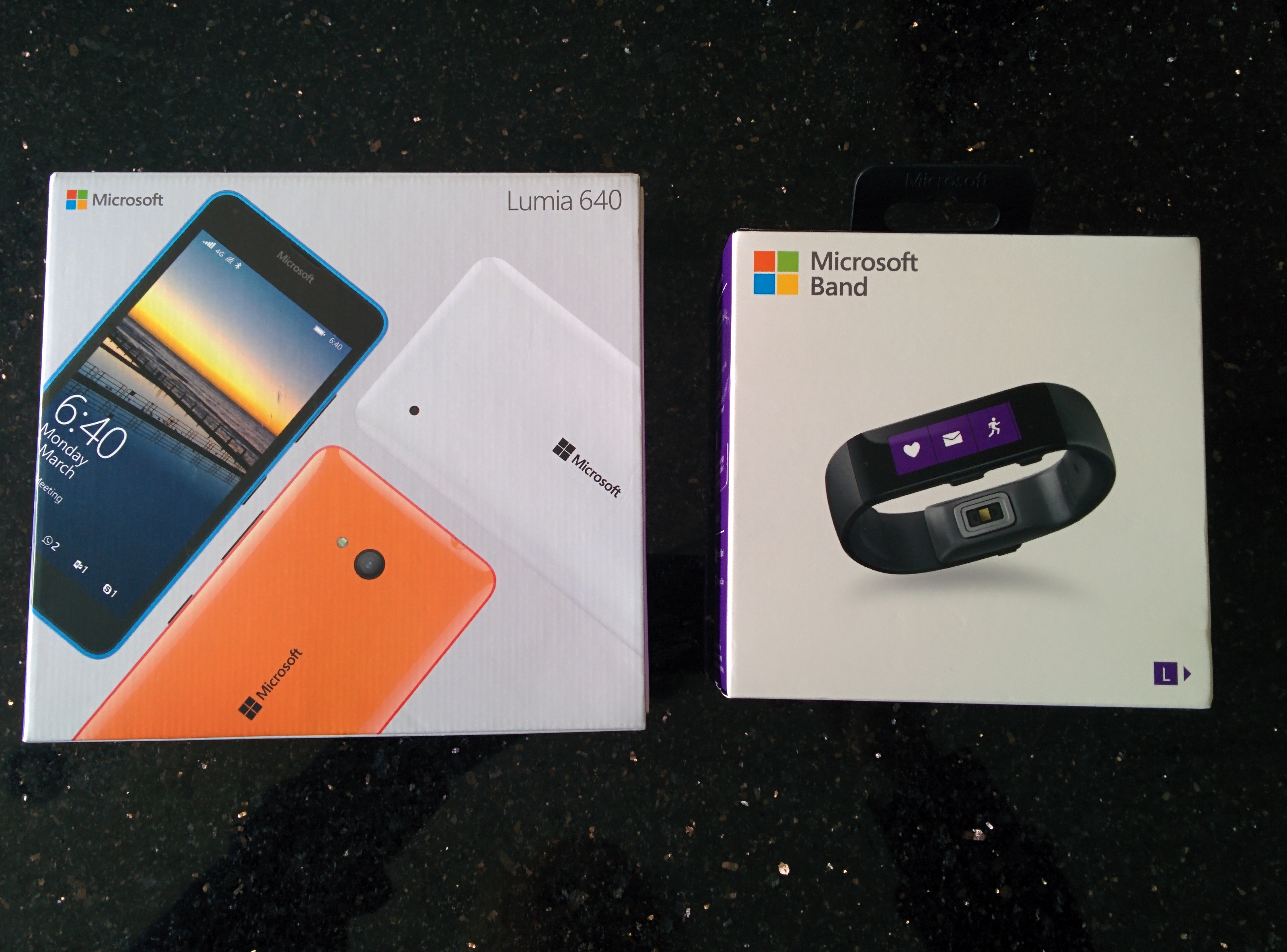 Microsoft Lumia 640 LTE and Microsoft Band 1 (Try the Tech) Part 1 - O2