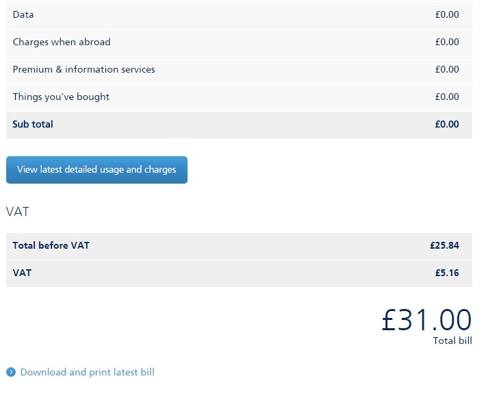 How do I get to the 'Download Bill' page?