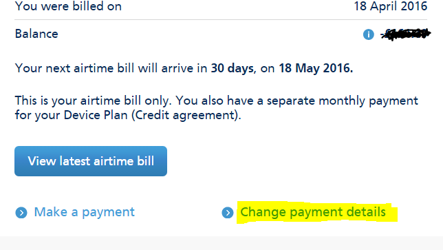 Solved: Can't change my direct debit?!?! - O2 Community