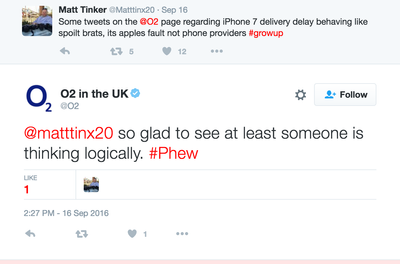 O2 in the UK on Twitter   @matttinx20 so glad to see at least someone is thinking logically. #Phew .png