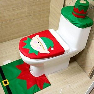 Christmas toilet