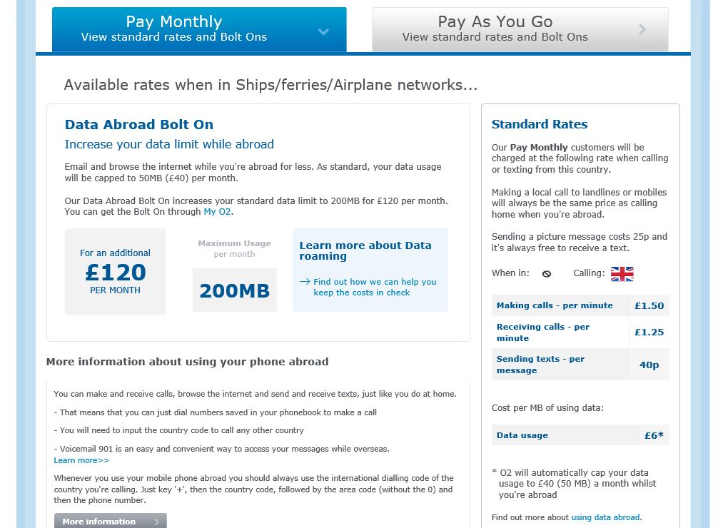 o2 travel higher data