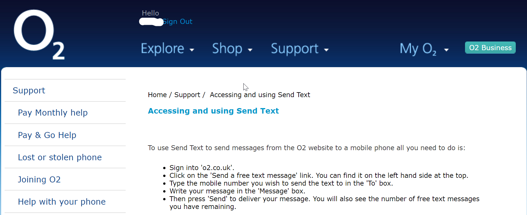 20**Personal info** 22_00_13-Accessing and using Send Text - Support - O2.png