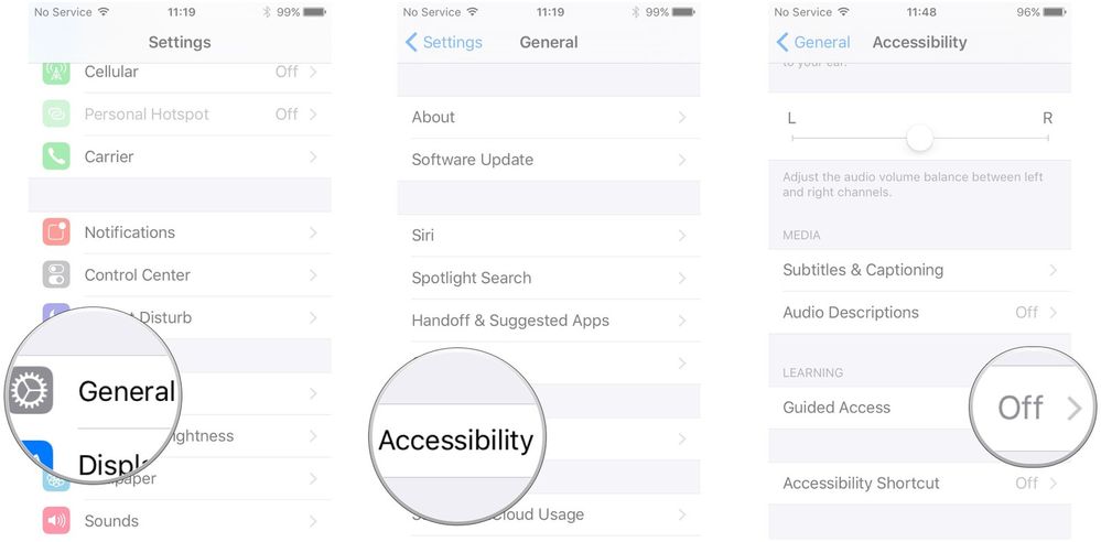 Accessibility iPhone Guided Access