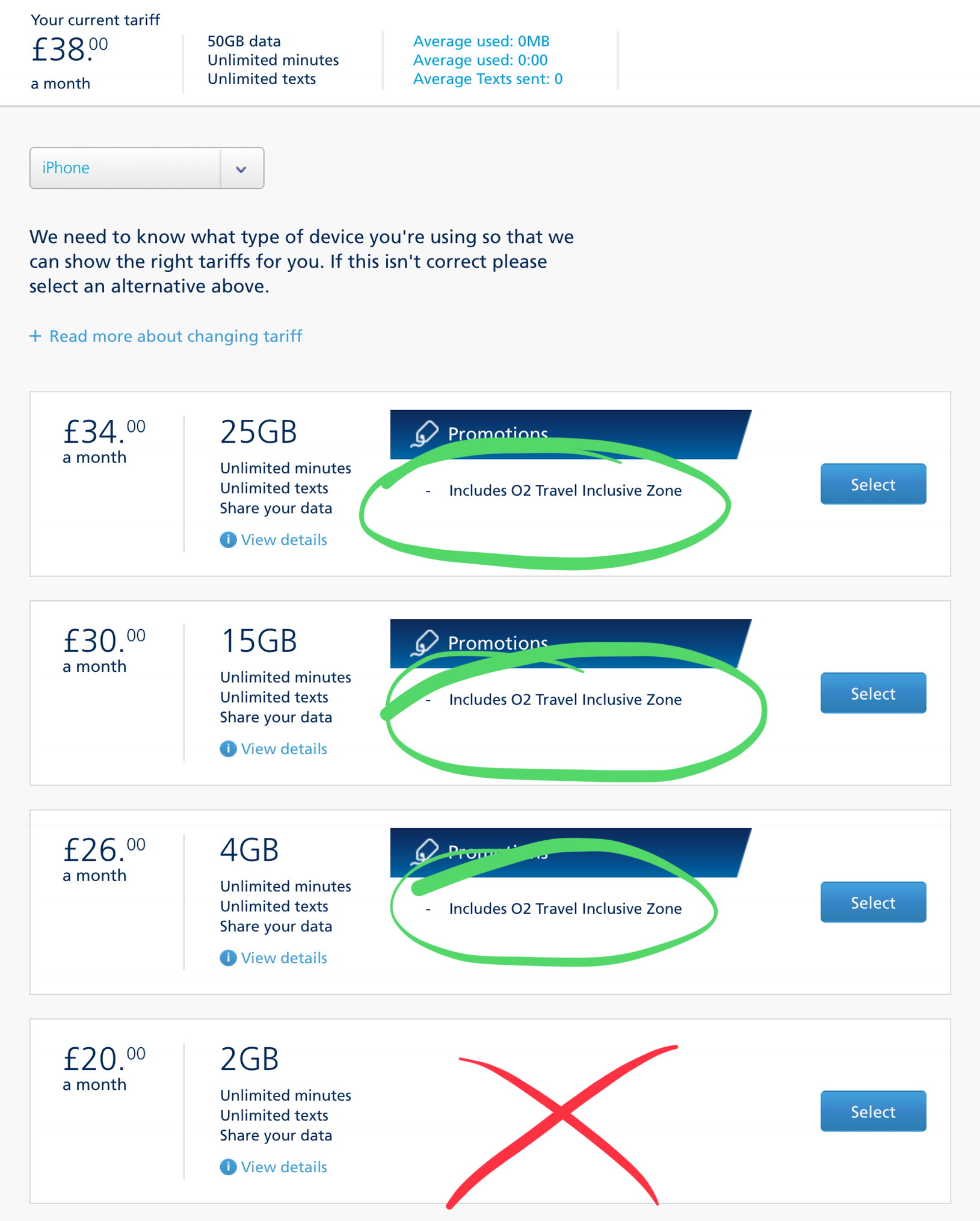 o2 travel plan usa