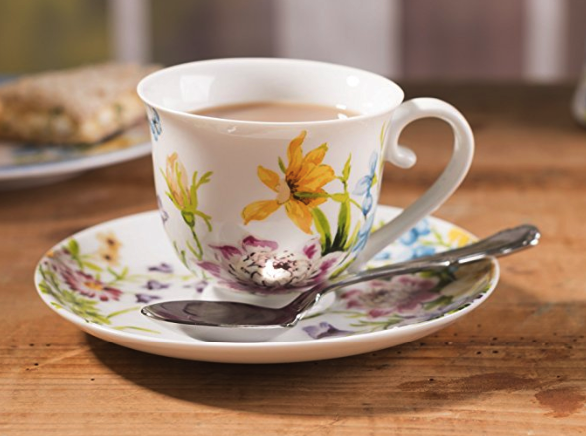 Flower cup and saucer Katie Alice