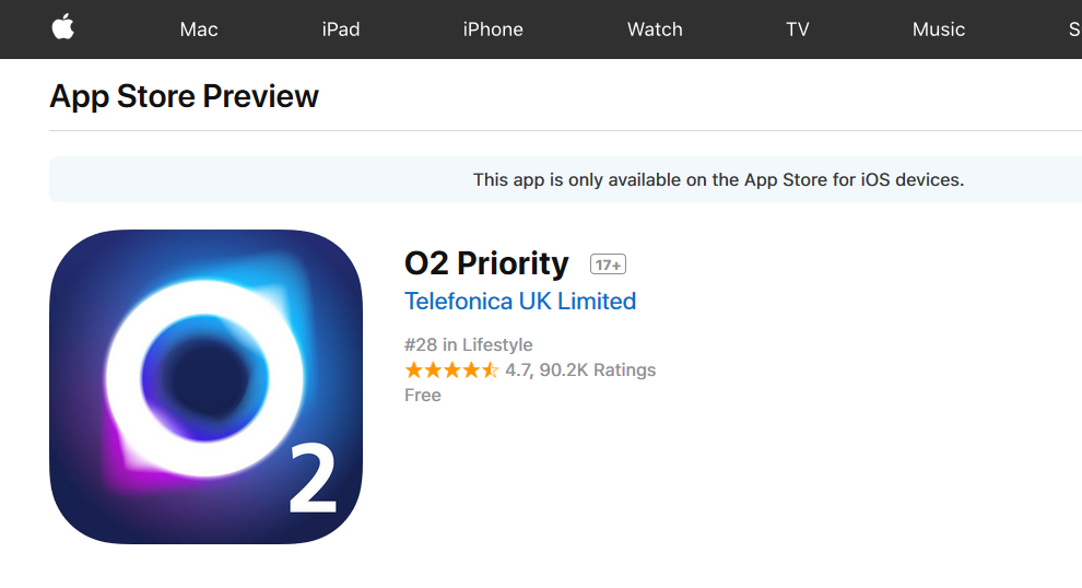 O2 Priority App store.PNG