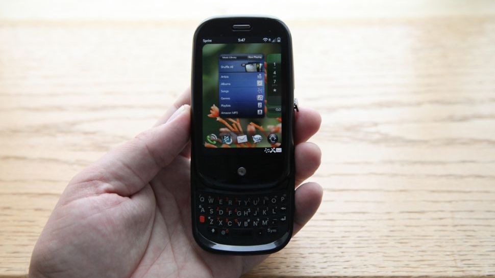 Palm tiny smartphone