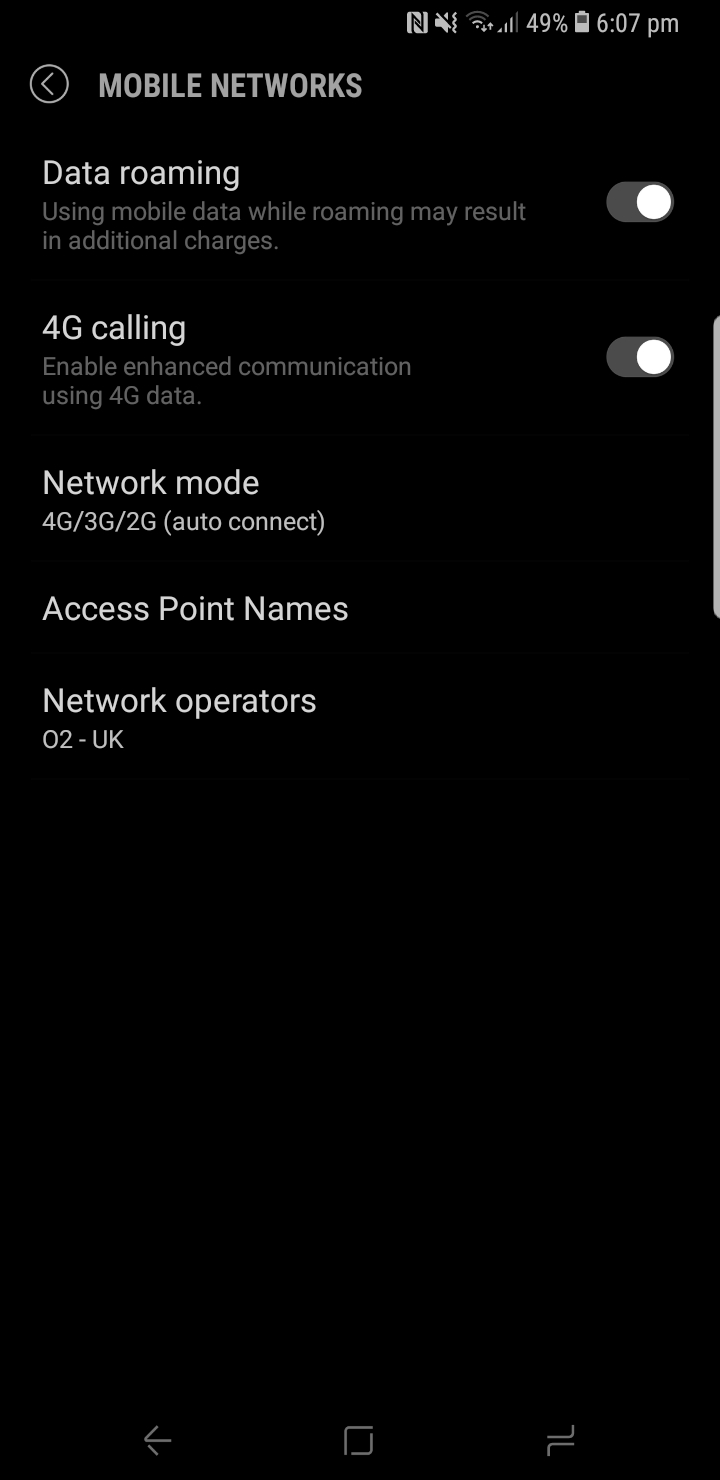 Solved: Wi-Fi calling disappeared - Sony XZ1 - O2 Community