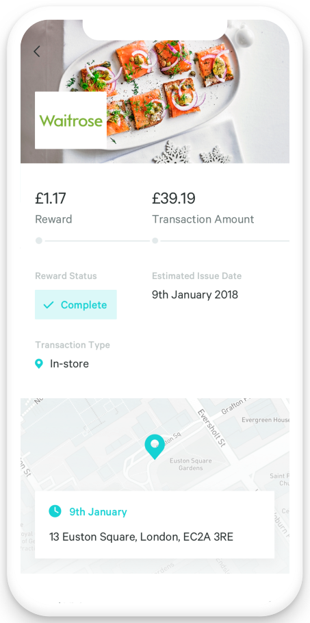 Screenshot of the Airtime Rewards app