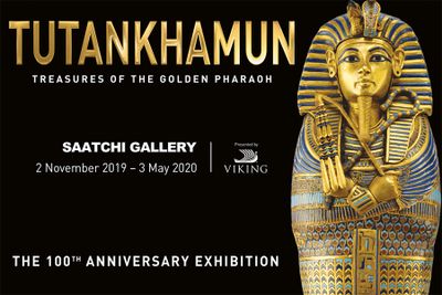 Photo of the Tutankhamun exhibition leaflet