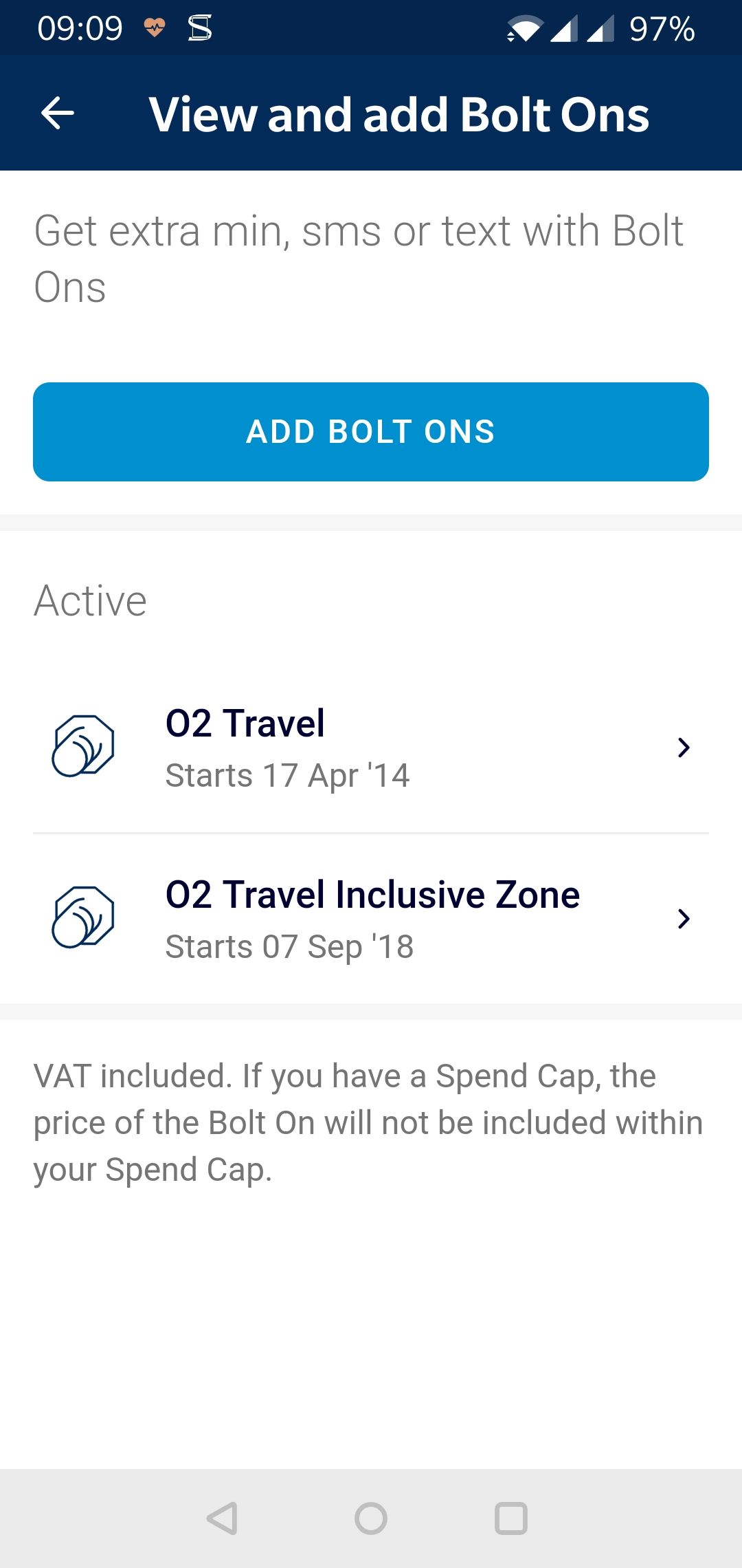 o2 bolt ons for travelling abroad