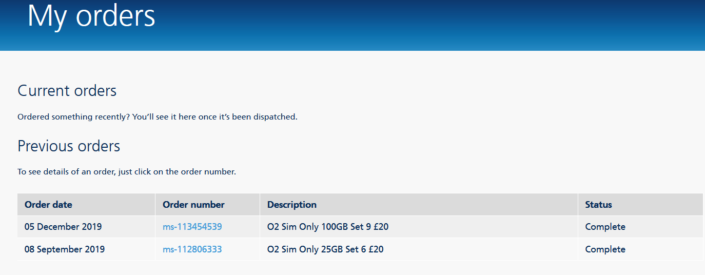Invoice/proof of online purchase - O2 Community