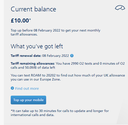 Solved: Changed from old 02 Unlimited PAYG to £5 Big Bundl... - O2 ...