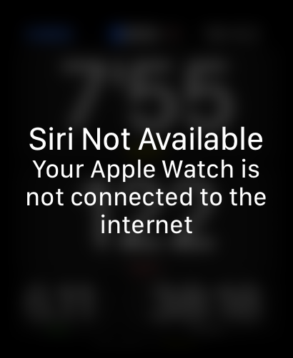 Apple watch network store not available