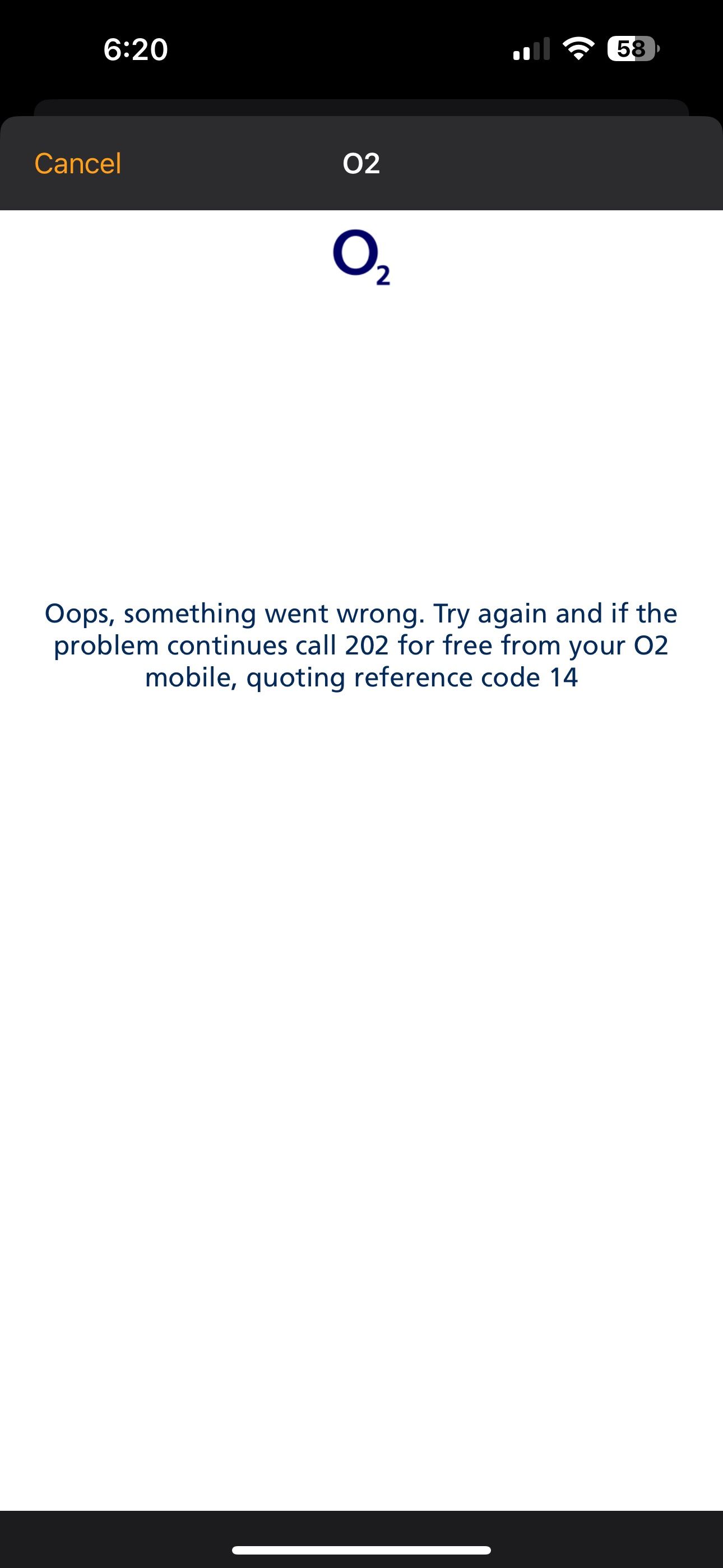 Solved Apple Watch cellular Error reference 14 O2 Community