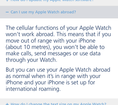 Solved Apple Watch ultra data roaming does not work O2 Community