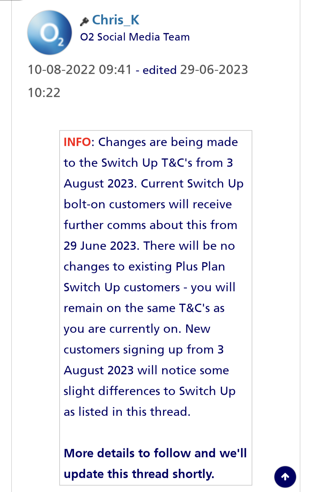 O2 Switch Up Everything you need to know Page 9 O2 Community