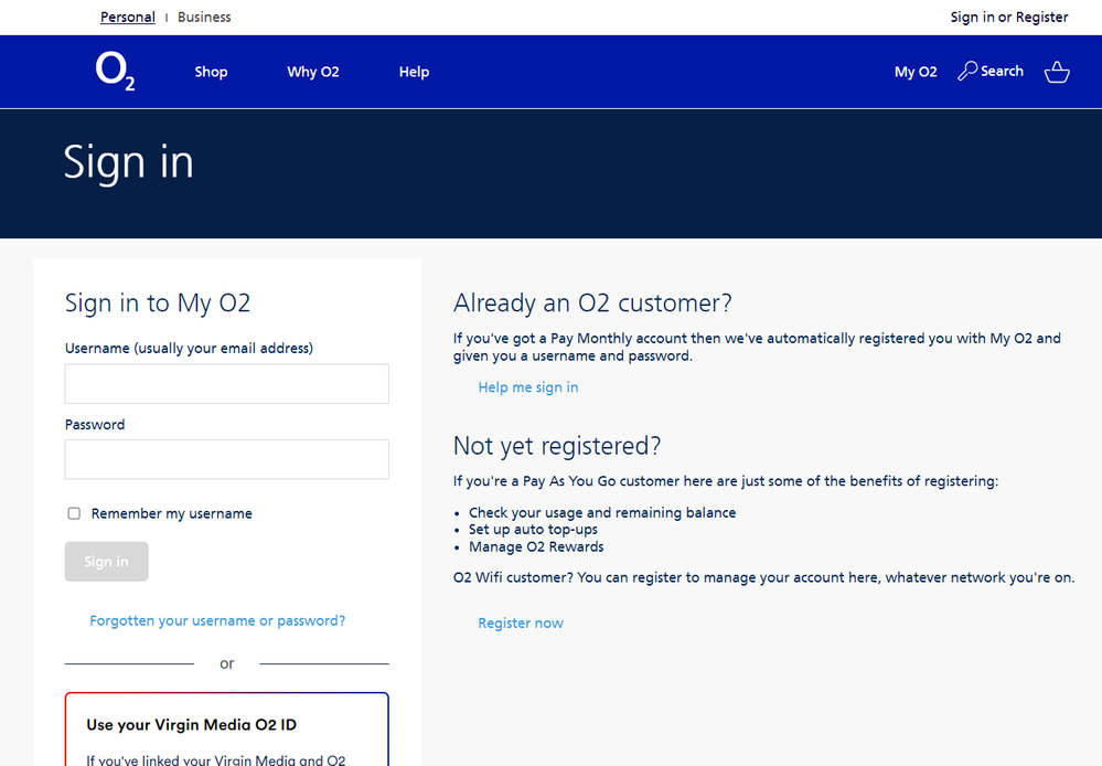 How To Create My O2 Account 