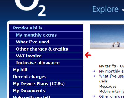 Solved: VAT Invoice - O2 Community
