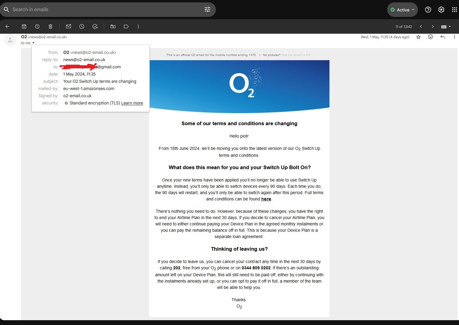 Solved: Some of our terms and conditions are changing - O2 Community