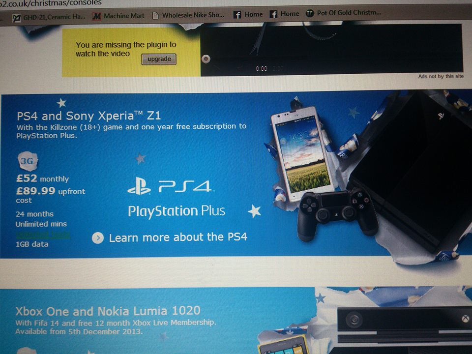 Free ps4 with store phone contract o2