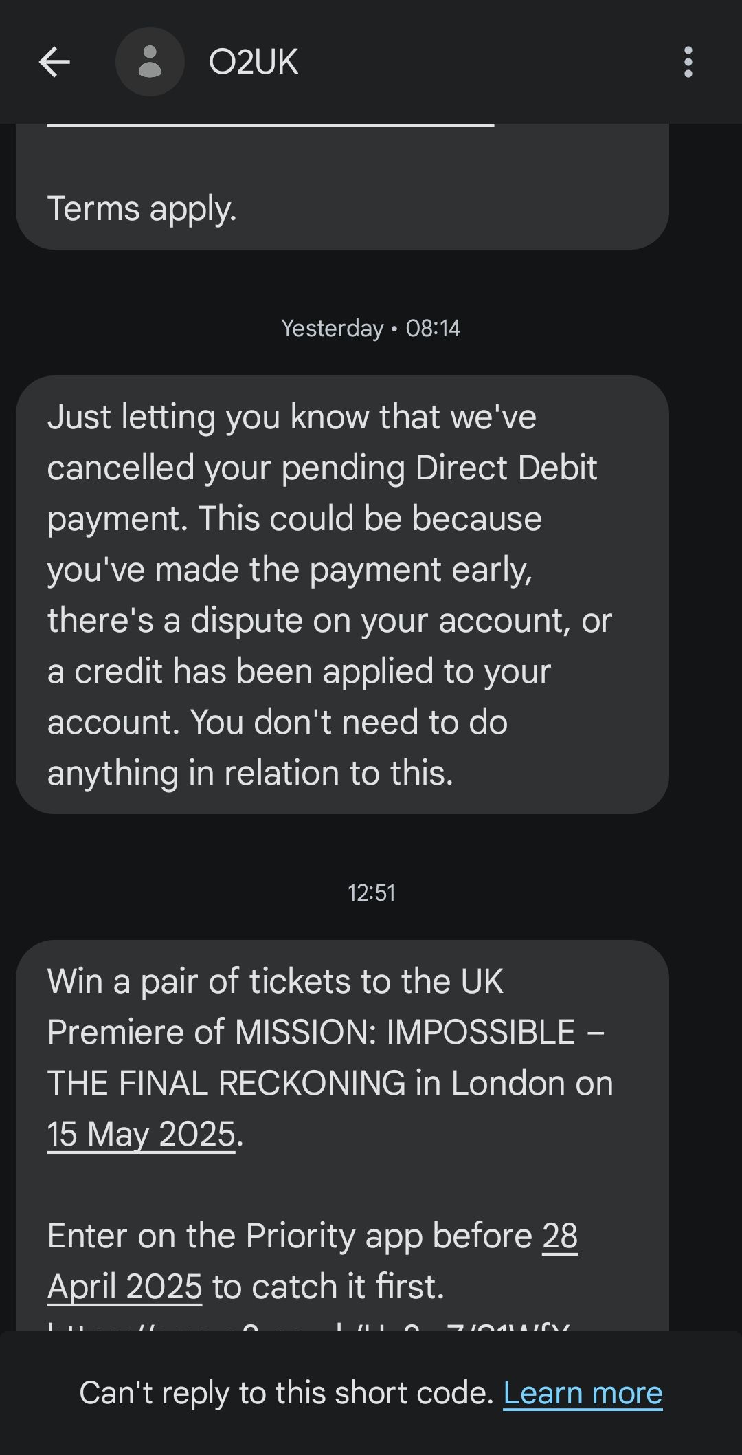 Solved: Direct Debit wasn't taken. - O2 Community