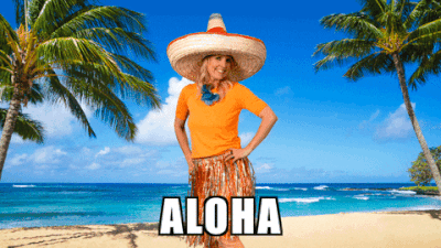 hawaii aloha GIF by Miss Cosmopola.gif