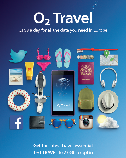 travel in europe with o2