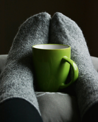 Cozy mug and socks